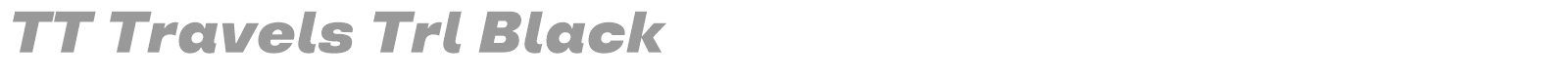 TT Travels font preview